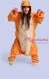 Pokemon Charmander Fire Dragon Onesie Kigurumi Pajamas
